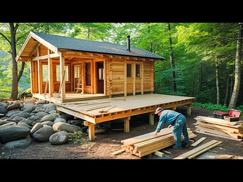 Man Renovates 100-Year-Old Cabin in 2 Years | Full Build by HomesteadingDays