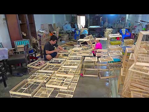 Request! This is how birdcages are made. Full video of Vietnam birdcage factory