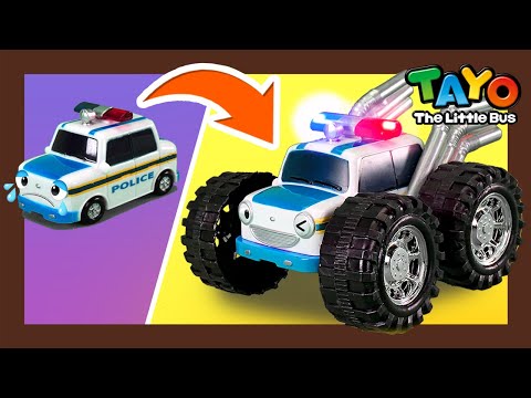 Pat the Police Car is Broken! | Tayo Autos Repair Play | Fixing broken vehicles | Toys for Kids