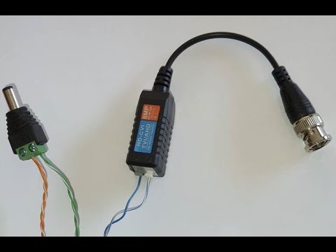 How To Connect Baluns To CAT5 Cable For CCTV Cameras
