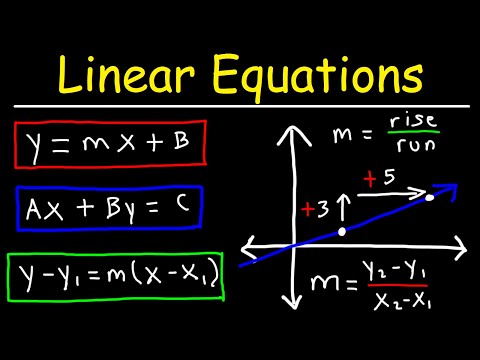 Linear Equations - Algebra