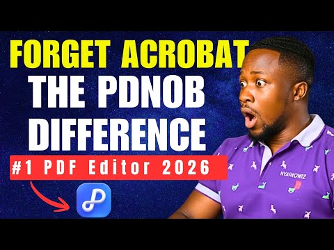 STOP Using Adobe Acrobat — BETTER PDF Editor for Windows (2026)