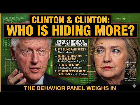 Bill Clinton's Statement vs Hillary Clinton's Press Conference: The Behavior Panel Analysis