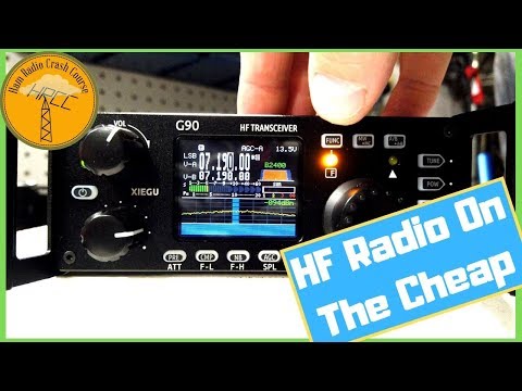 Xiegu G90 Portable SDR Amateur Radio Review, Low Cost HF