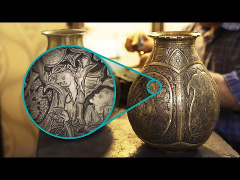 Persian Art of Engraving Metal | Buzzing Workshops & Complete Process