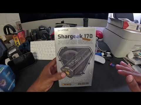 unboxing shargeek 170W power bank. how dose it work