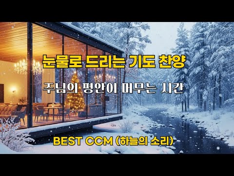[CCM PLAYLIST] 눈물로 드리는 기도 찬양 🎶 주님의 평안이 머무는 시간 BEST CCM 모음 1시간 찬양모음  [중간 광고없음]