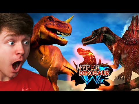 Reacting to HYPER DINOSAUR WAR! (Crazy)