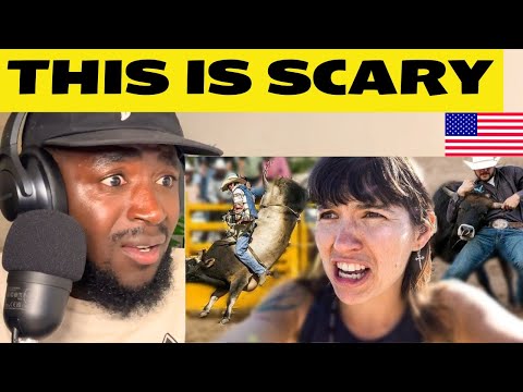 European Reacts to Her FIRST American RODEO