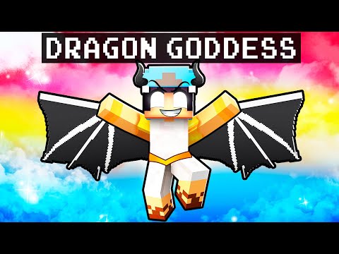 Becoming a DRAGON GODDESS in Minecraft!