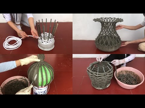 4 Ideas Of Perfect Beautiful Cement Pots