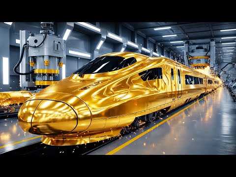 The manufacturing process of the world's most modern CR450 24K Golden Arrow high-speed boat.