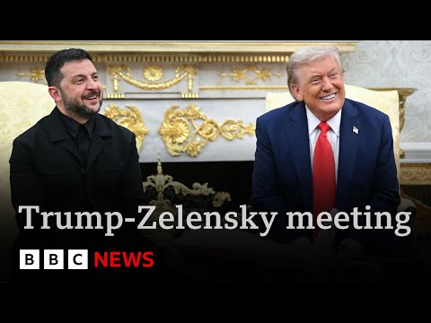 Ukraine’s Zelensky meets Trump at White House with support of European leaders | BBC News