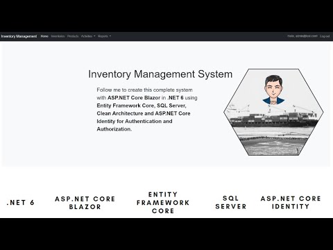 Full C# Project: Inventory Management System | ASP.NET Core Blazor, EF Core, SQL Server, Identity