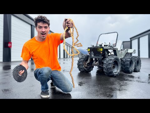 Building Custom Chain Driven Steering for our 300HP Mini Jeep!