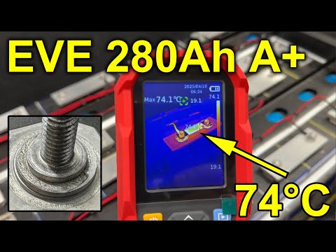 Що робити, якщо вже купили елементи з навареними гвинтами (тест EVE 280Ah Grade A+)