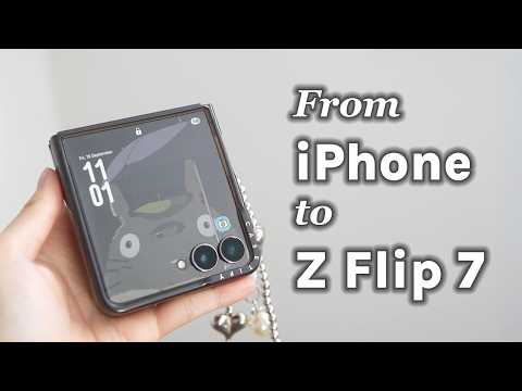 Switched to Z Flip 7 for a Month… Bye iPhone 🥹
