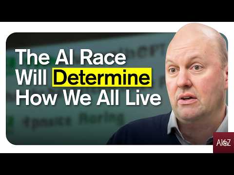 Marc Andreessen: The US is in a AI Arms Race & It Decides The World's Future