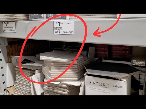 The HOTTEST new DIY trend using $1.59 tile (BRILLIANT!)