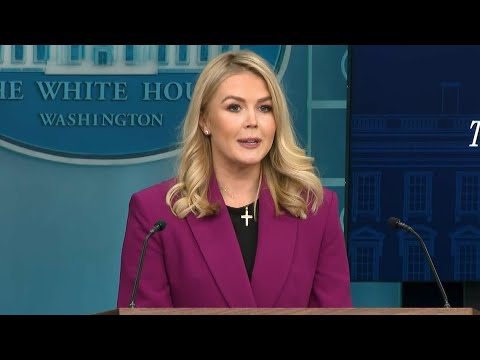Trump White House Press Secretary Karoline Leavitt delivers first briefing