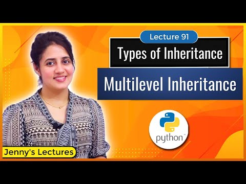 Multilevel Inheritance in Python | Python Tutorials for Beginners #lec91