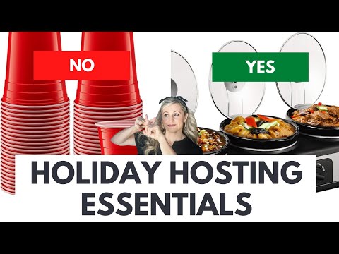 HOLIDAY HOSTING ESSENTIALS | The Things I Swear By After YEARS Of Hosting Family And Friends