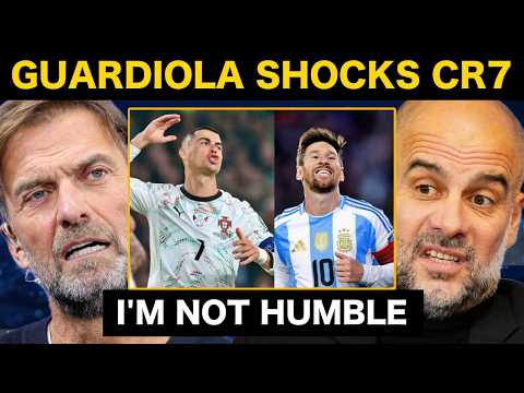 Klopp & Pep Guardiola RESPONDS to Ronaldo after his comments about Messi