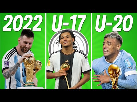 The Champion of EACH World Cup (U-20, U-17, Women's, Futsal...)