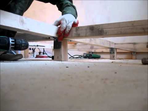 Строительство каркасного подиума в квартире.avi