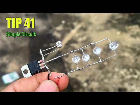 Top 2 Project with Tip41 | LED Flasher LDR