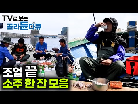 드디어 조업 끝났다. 직접 건져 올린 횟감에 소주 한 잔｜술상 제대로 보는 어부 인생 가장 행복한 순간｜한국기행｜#골라듄다큐