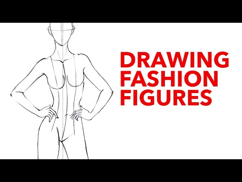 All Female Fashion Croquis Drawing Tutorials, In Order