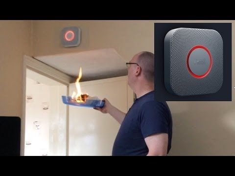 Nest Protect - Latest Version - Unbox, Setup and Fire Demo - Smoke & Carbon Monoxide Alarm