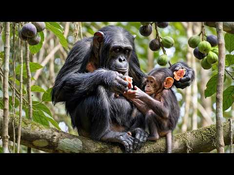 Wild Chimpanzee Life A Mother’s Courage