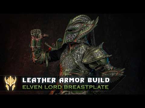 Crafting the Elven Lord Leather Breastplate!