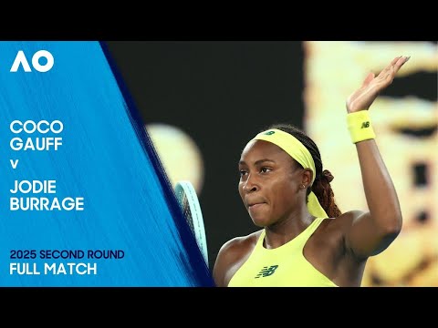 Coco Gauff v Jodie Burrage Full Match | Australian Open 2025 Second Round