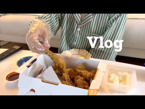 먹고 사는 일상 #17 | 가마치통닭, 굴당면🦪 | 이천 너븐재, 삼미분식