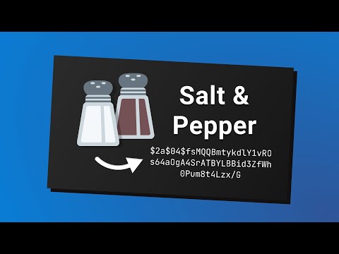 Salting, peppering, and hashing passwords