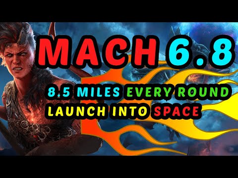 The FASTEST POSSIBLE CHARACTER - 7 TIMES The Speed of Sound Without Exploits - BG3 Build Guide