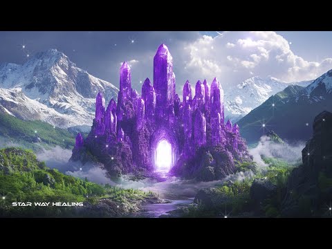 852Hz Amethyst Temple • Energy Cleanse & Protection • Spiritual Growth • Intuition