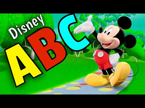 Disney ABC song! The Disney Alphabet Song | ABC Phonic Song | disney junior music nursery rhymes