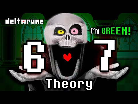 DELTARUNE 67 THEORY: Why Gaster is Green and In Between