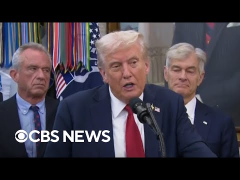 Trump announces major deal with Pfizer that would lower drug prices