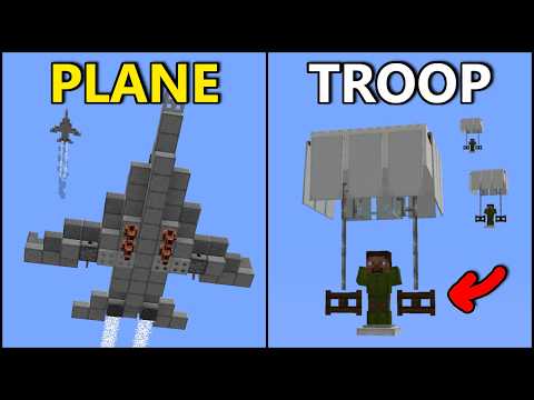 Minecraft: 15+ Military Build Hacks!