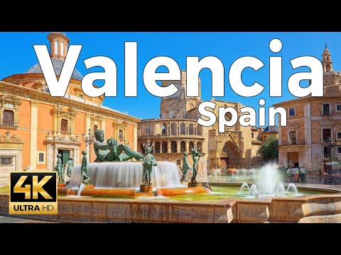 Valencia, Spain Walking Tour 4K - With Captions