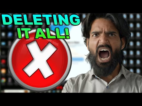 GUY Scammer PC LAGS OUT after I DELETE His Files!