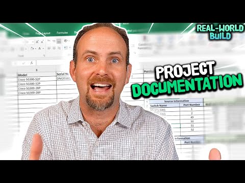 Creating Project Documentation... Ep.11: Real-World Business Switch Network Build
