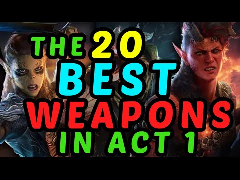 The 20 BEST WEAPONS in Act 1 - Baldur's Gate 3 Honour Mode Guide