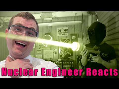100% Invisible IR Doom Laser! - Nuclear Engineer Reacts to Styropyro