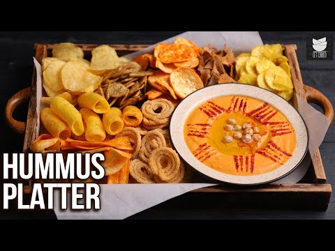 Hummus Platter Recipe | Homemade Protein Packed Hummus Bi Tahini | Easy Comfort Food Ep5 | Varun